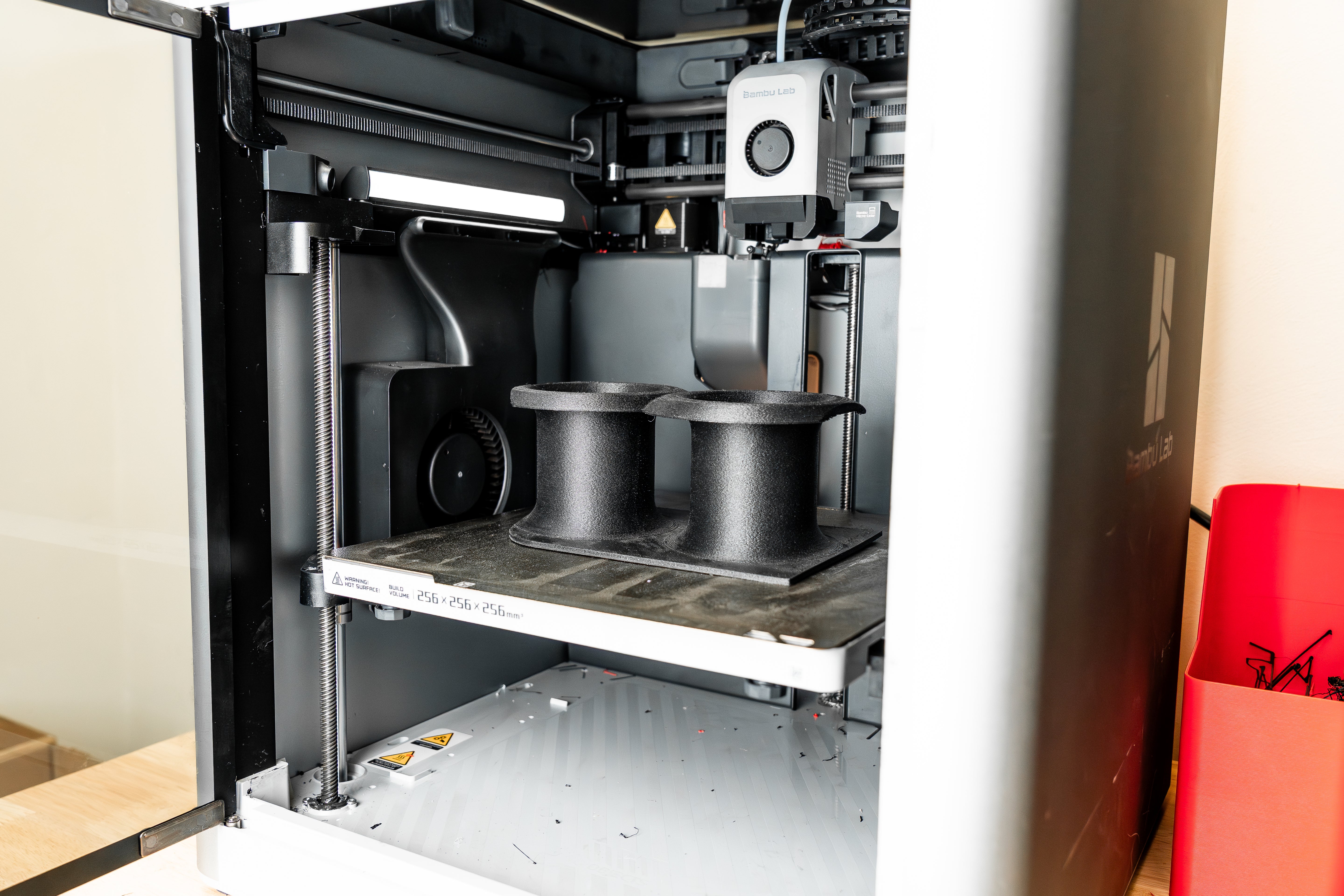 3d printer in action making rapid prototypes 